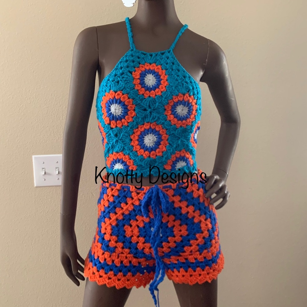 Crop Top and Short Set